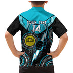 Custom AFL Power NAIDOC Week Family Matching Mermaid Dress and Hawaiian Shirt Keep The Fire Burning Indigenous Art