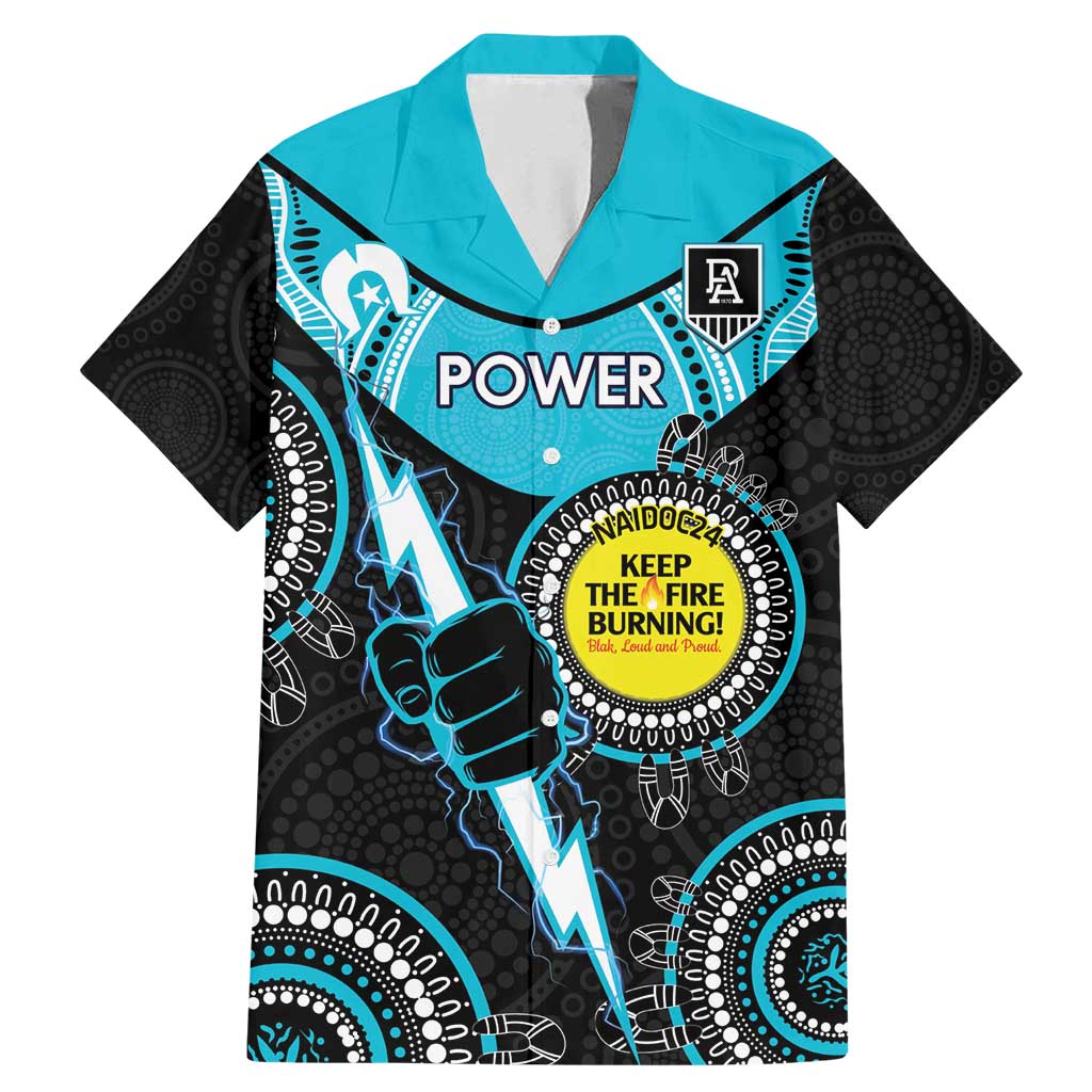 Custom AFL Power NAIDOC Week Family Matching Mermaid Dress and Hawaiian Shirt Keep The Fire Burning Indigenous Art