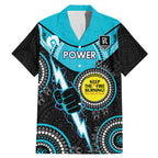 Custom AFL Power NAIDOC Week Family Matching Mermaid Dress and Hawaiian Shirt Keep The Fire Burning Indigenous Art