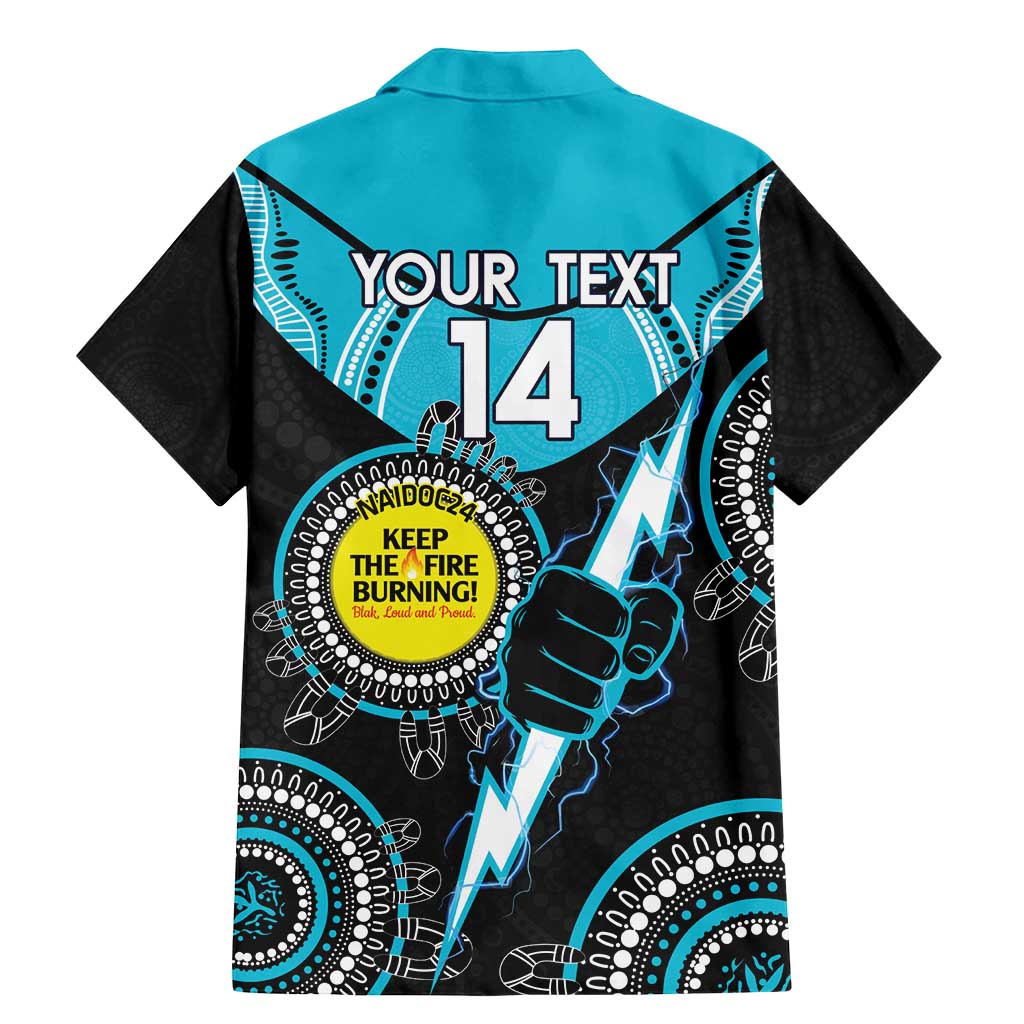 Custom AFL Power NAIDOC Week Family Matching Mermaid Dress and Hawaiian Shirt Keep The Fire Burning Indigenous Art