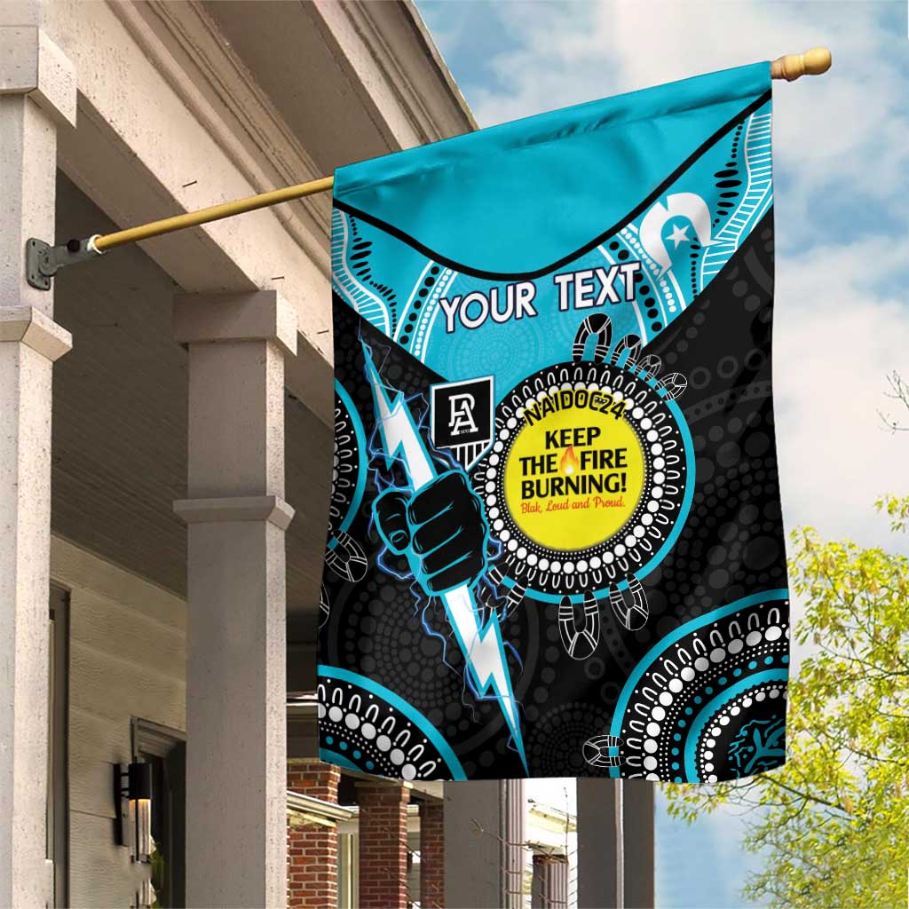 Custom AFL Power NAIDOC Week Garden Flag Keep The Fire Burning Indigenous Art