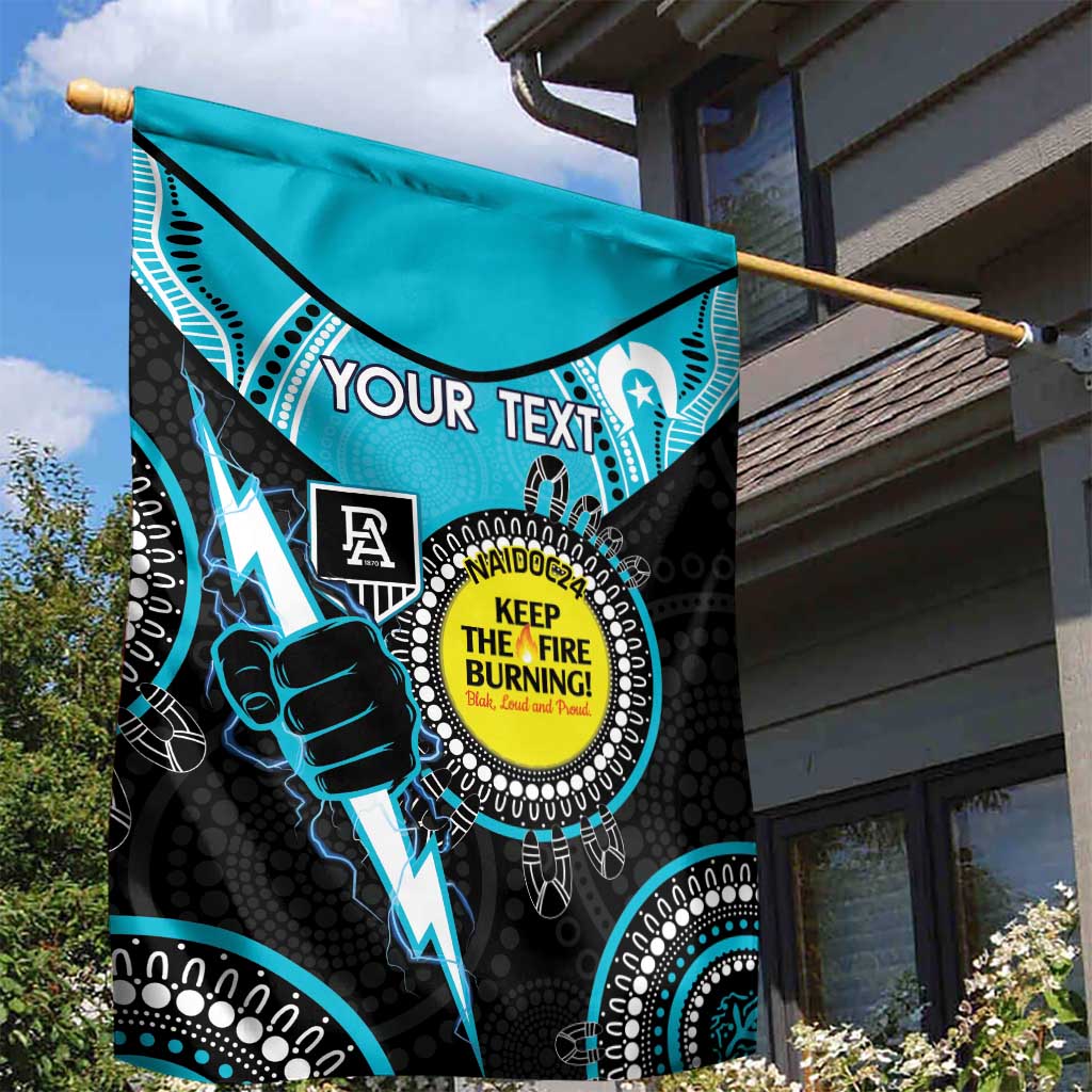 Custom AFL Power NAIDOC Week Garden Flag Keep The Fire Burning Indigenous Art