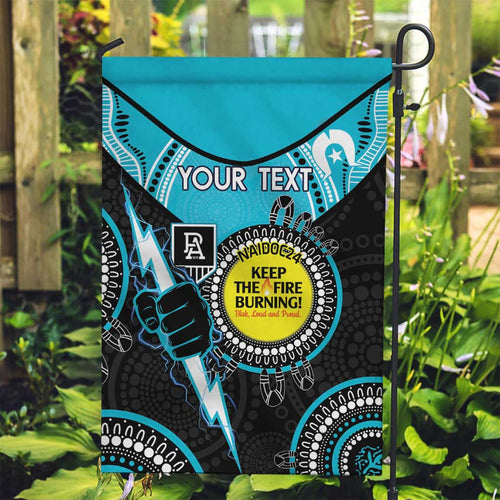 Custom AFL Power NAIDOC Week Garden Flag Keep The Fire Burning Indigenous Art