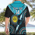 Custom AFL Power NAIDOC Week Hawaiian Shirt Keep The Fire Burning Indigenous Art