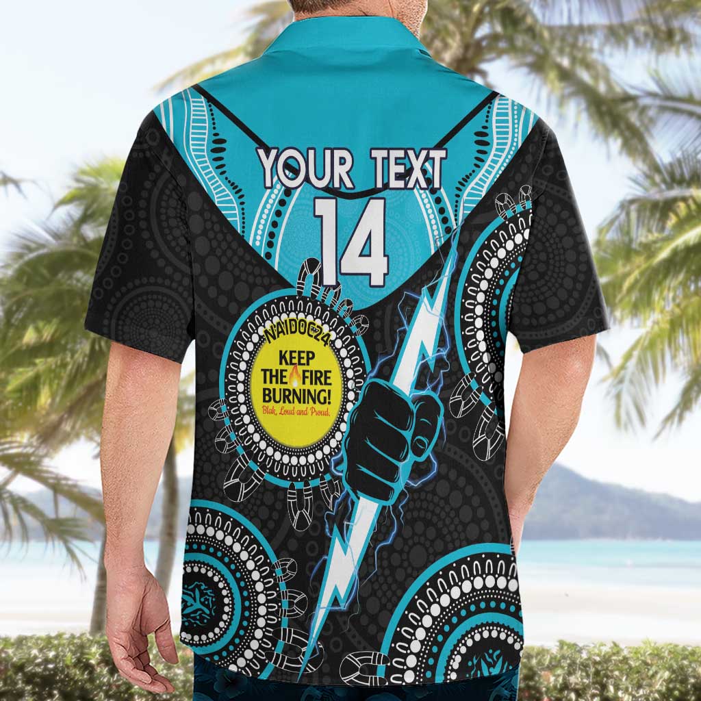 Custom AFL Power NAIDOC Week Hawaiian Shirt Keep The Fire Burning Indigenous Art