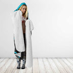 Custom AFL Power NAIDOC Week Hooded Blanket Keep The Fire Burning Indigenous Art