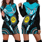 Custom AFL Power NAIDOC Week Hoodie Dress Keep The Fire Burning Indigenous Art