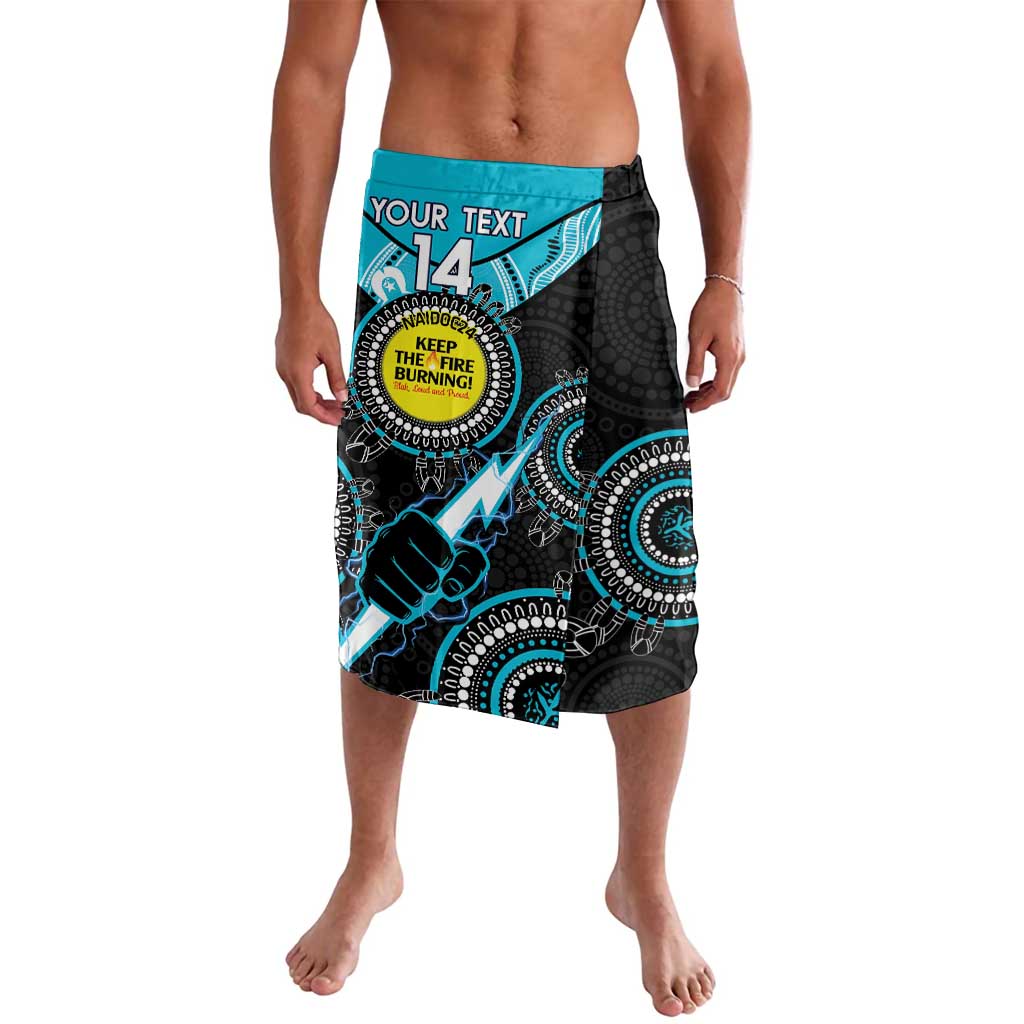 Custom AFL Power NAIDOC Week Lavalava Keep The Fire Burning Indigenous Art