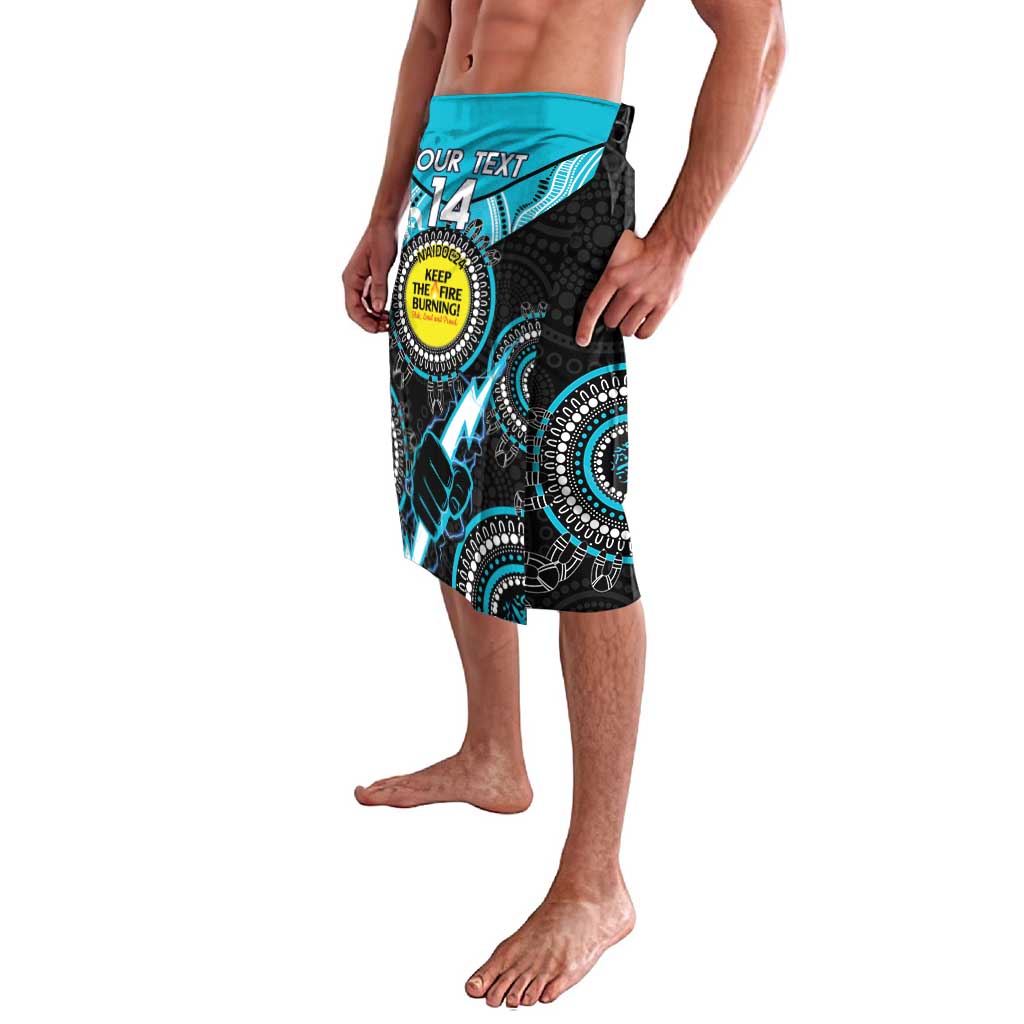 Custom AFL Power NAIDOC Week Lavalava Keep The Fire Burning Indigenous Art