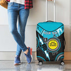 Custom AFL Power NAIDOC Week Luggage Cover Keep The Fire Burning Indigenous Art