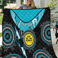 Custom AFL Power NAIDOC Week Quilt Keep The Fire Burning Indigenous Art
