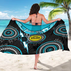 Custom AFL Power NAIDOC Week Sarong Keep The Fire Burning Indigenous Art