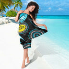 Custom AFL Power NAIDOC Week Sarong Keep The Fire Burning Indigenous Art