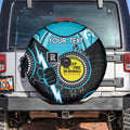 Custom AFL Power NAIDOC Week Spare Tire Cover Keep The Fire Burning Indigenous Art
