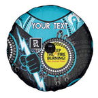 Custom AFL Power NAIDOC Week Spare Tire Cover Keep The Fire Burning Indigenous Art