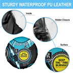 Custom AFL Power NAIDOC Week Spare Tire Cover Keep The Fire Burning Indigenous Art