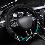 AFL Power NAIDOC Week Steering Wheel Cover Keep The Fire Burning Indigenous Art