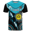 Custom AFL Power NAIDOC Week T Shirt Keep The Fire Burning Indigenous Art