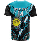 Custom AFL Power NAIDOC Week T Shirt Keep The Fire Burning Indigenous Art