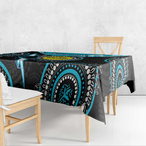 Custom AFL Power NAIDOC Week Tablecloth Keep The Fire Burning Indigenous Art