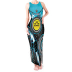Custom AFL Power NAIDOC Week Tank Maxi Dress Keep The Fire Burning Indigenous Art
