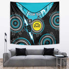 Custom AFL Power NAIDOC Week Tapestry Keep The Fire Burning Indigenous Art