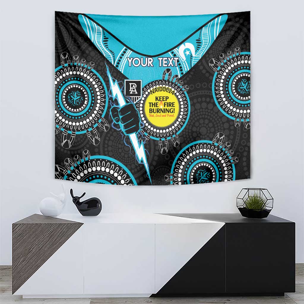 Custom AFL Power NAIDOC Week Tapestry Keep The Fire Burning Indigenous Art