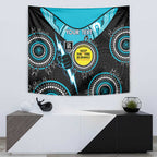 Custom AFL Power NAIDOC Week Tapestry Keep The Fire Burning Indigenous Art