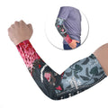 Personalised Tasmanian Devil Australia Arm Sleeves Waratah Indigenous Art - Aussie Hoodie