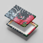 Personalised Tasmanian Devil Australia Canvas Wall Art Waratah Indigenous Art - Aussie Hoodie