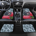 Personalised Tasmanian Devil Australia Car Mats Waratah Indigenous Art - Aussie Hoodie