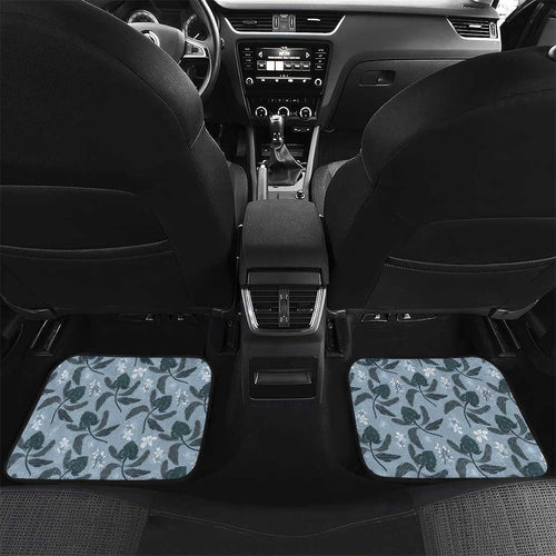 Personalised Tasmanian Devil Australia Car Mats Waratah Indigenous Art - Aussie Hoodie