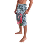 Personalised Tasmanian Devil Australia Lavalava Waratah Indigenous Art - Aussie Hoodie