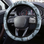 Tasmanian Devil Australia Steering Wheel Cover Waratah Indigenous Art - Aussie Hoodie
