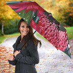 Personalised Tasmanian Devil Australia Umbrella Waratah Indigenous Art - Aussie Hoodie