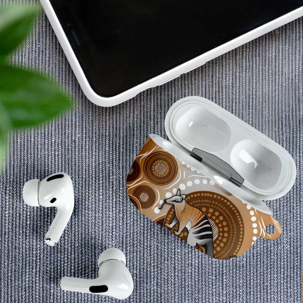 Numbat Australia AirPods Case Myrmecobius Fasciatus Indigenous Art - Aussie Hoodie