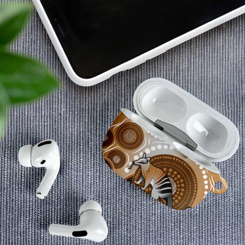 Numbat Australia AirPods Case Myrmecobius Fasciatus Indigenous Art - Aussie Hoodie