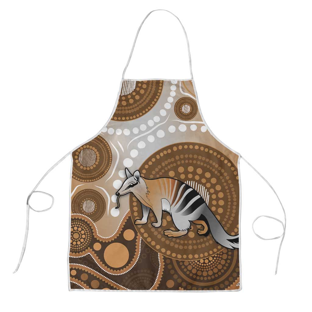Numbat Australia Apron Myrmecobius Fasciatus Indigenous Art - Aussie Hoodie