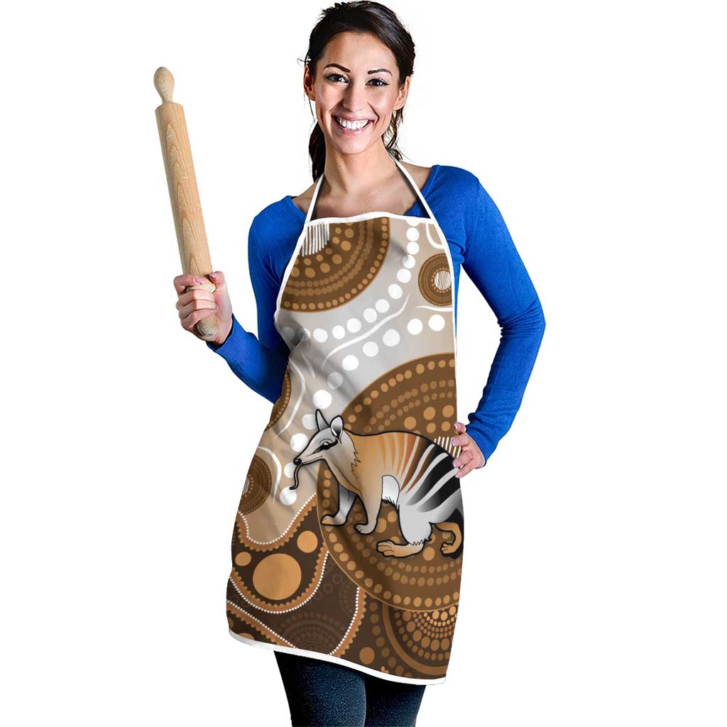 Numbat Australia Apron Myrmecobius Fasciatus Indigenous Art - Aussie Hoodie