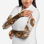 Numbat Australia Arm Sleeves Myrmecobius Fasciatus Indigenous Art - Aussie Hoodie