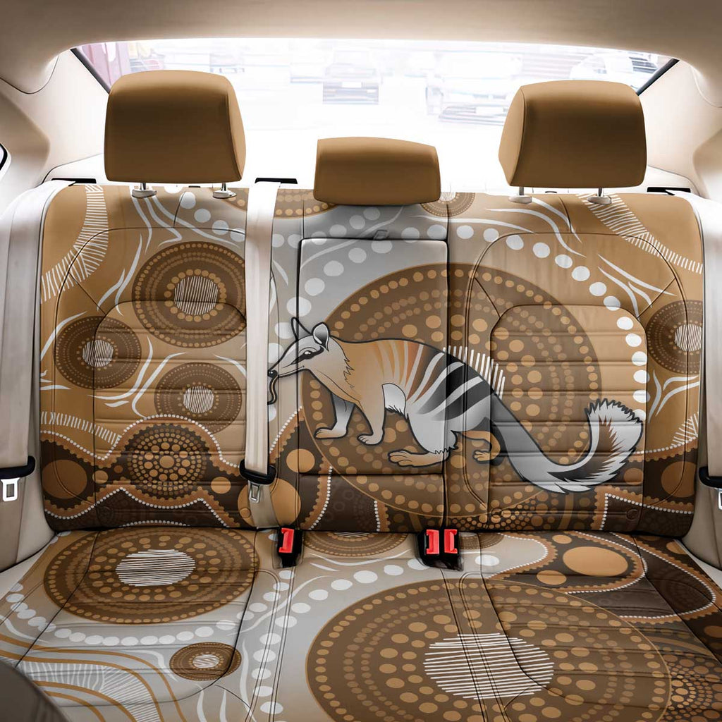 Numbat Australia Back Car Seat Cover Myrmecobius Fasciatus Indigenous Art - Aussie Hoodie