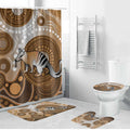 Numbat Australia Bathroom Set Myrmecobius Fasciatus Indigenous Art - Aussie Hoodie