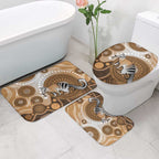Numbat Australia Bathroom Set Myrmecobius Fasciatus Indigenous Art - Aussie Hoodie