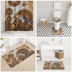 Numbat Australia Bathroom Set Myrmecobius Fasciatus Indigenous Art - Aussie Hoodie