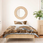 Numbat Australia Bedding Set Myrmecobius Fasciatus Indigenous Art - Aussie Hoodie