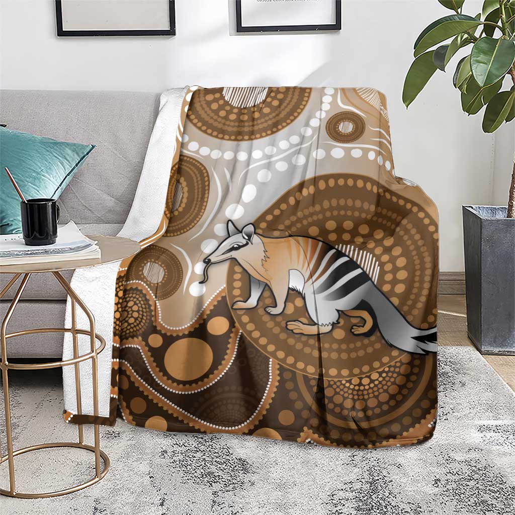 Numbat Australia Blanket Myrmecobius Fasciatus Indigenous Art - Aussie Hoodie