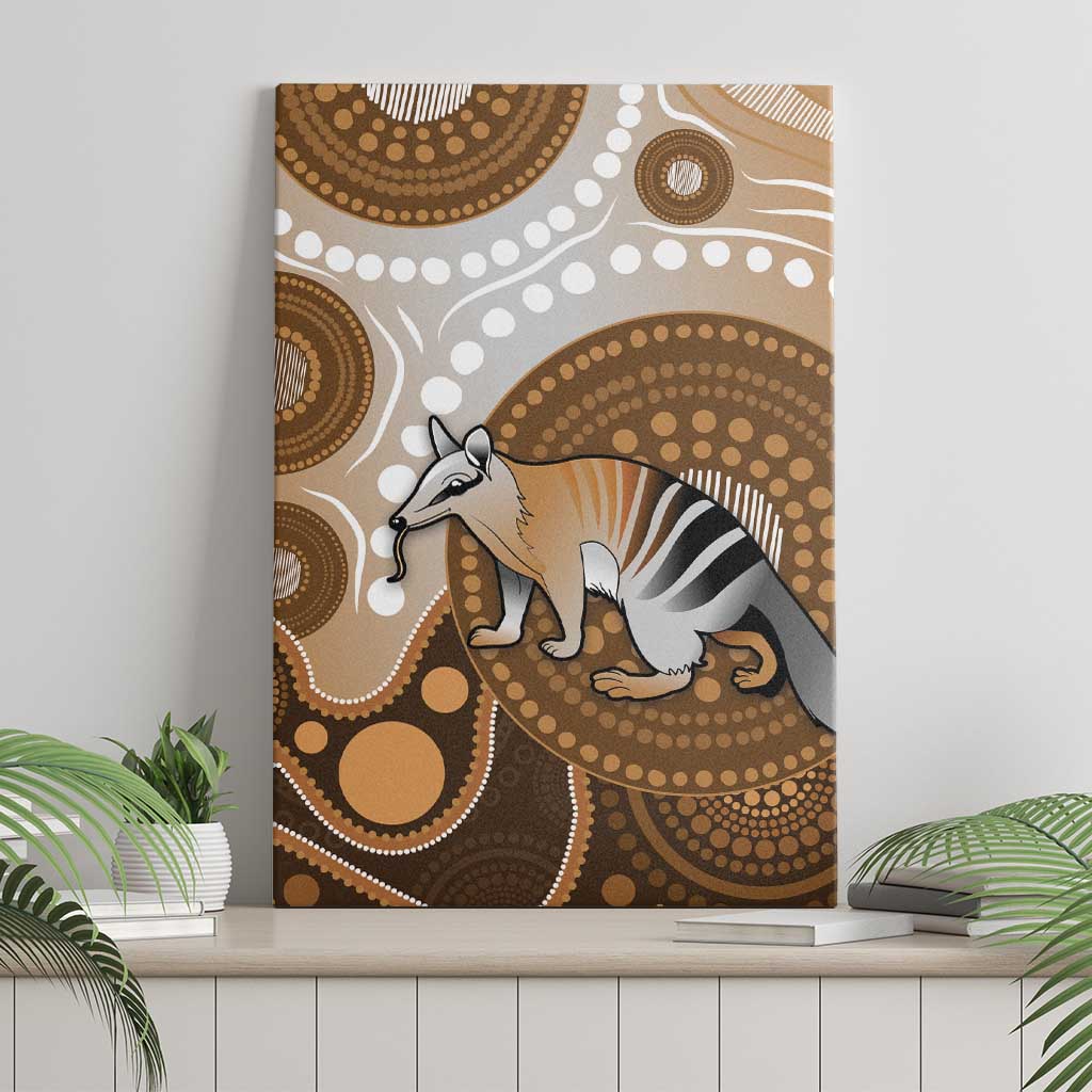 Numbat Australia Canvas Wall Art Myrmecobius Fasciatus Indigenous Art - Aussie Hoodie