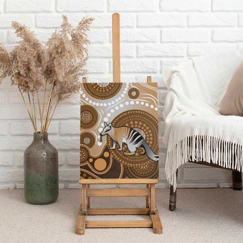 Numbat Australia Canvas Wall Art Myrmecobius Fasciatus Indigenous Art - Aussie Hoodie