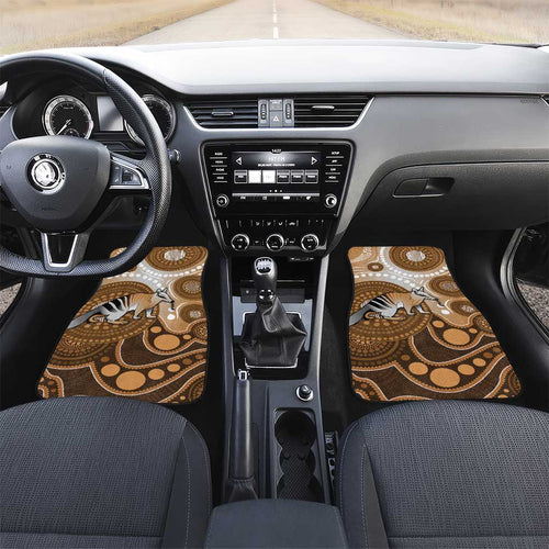 Numbat Australia Car Mats Myrmecobius Fasciatus Indigenous Art - Aussie Hoodie