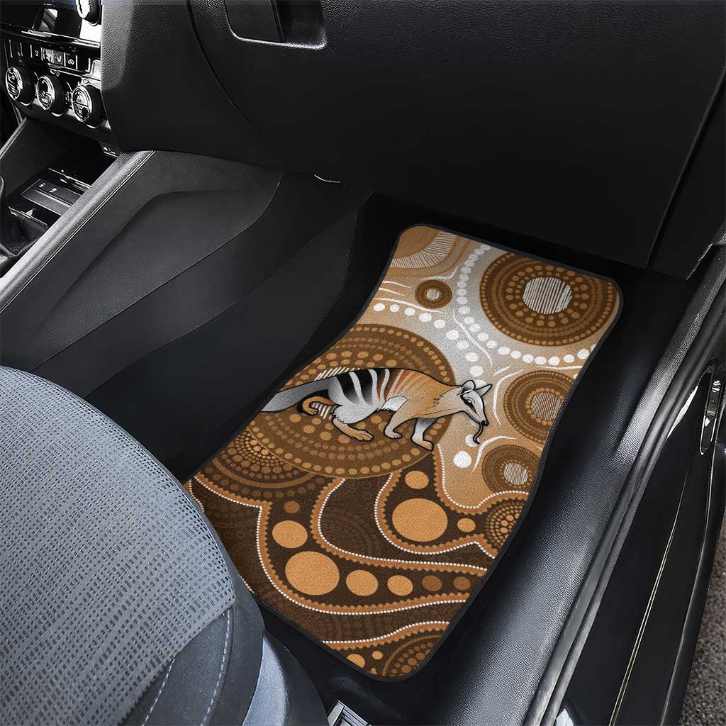 Numbat Australia Car Mats Myrmecobius Fasciatus Indigenous Art - Aussie Hoodie